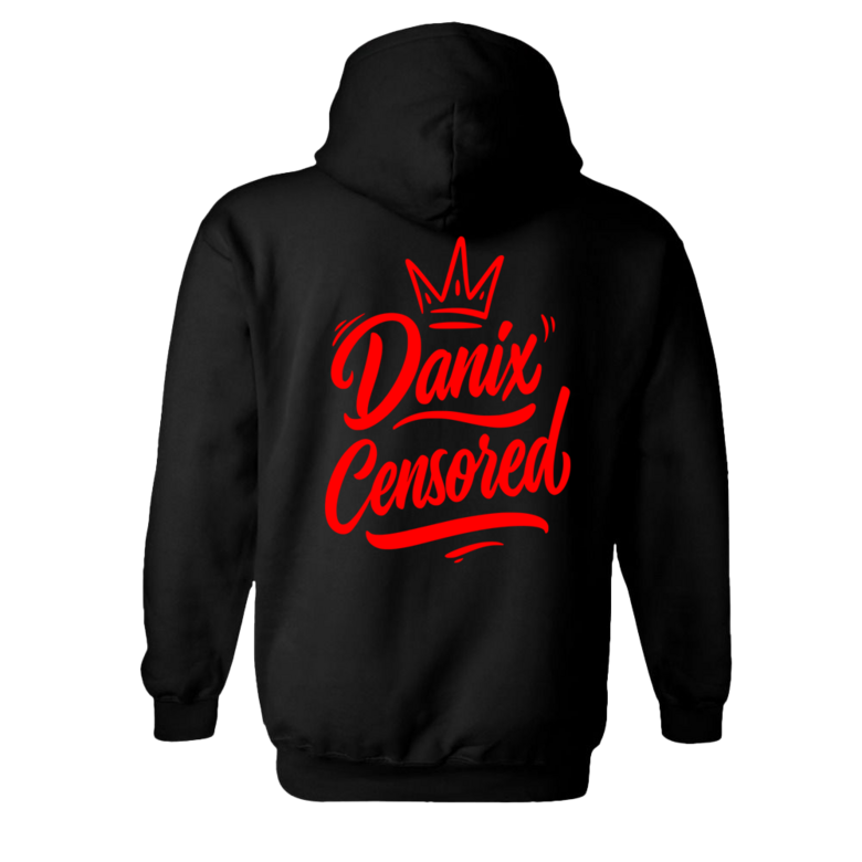 Sweat à capuche DANIX CENSORED TAG